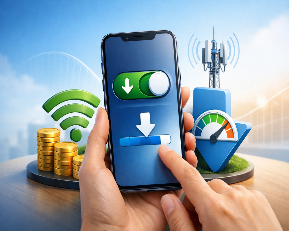 Economizar dados móveis no celular com controle de uso e redução de consumo de internet