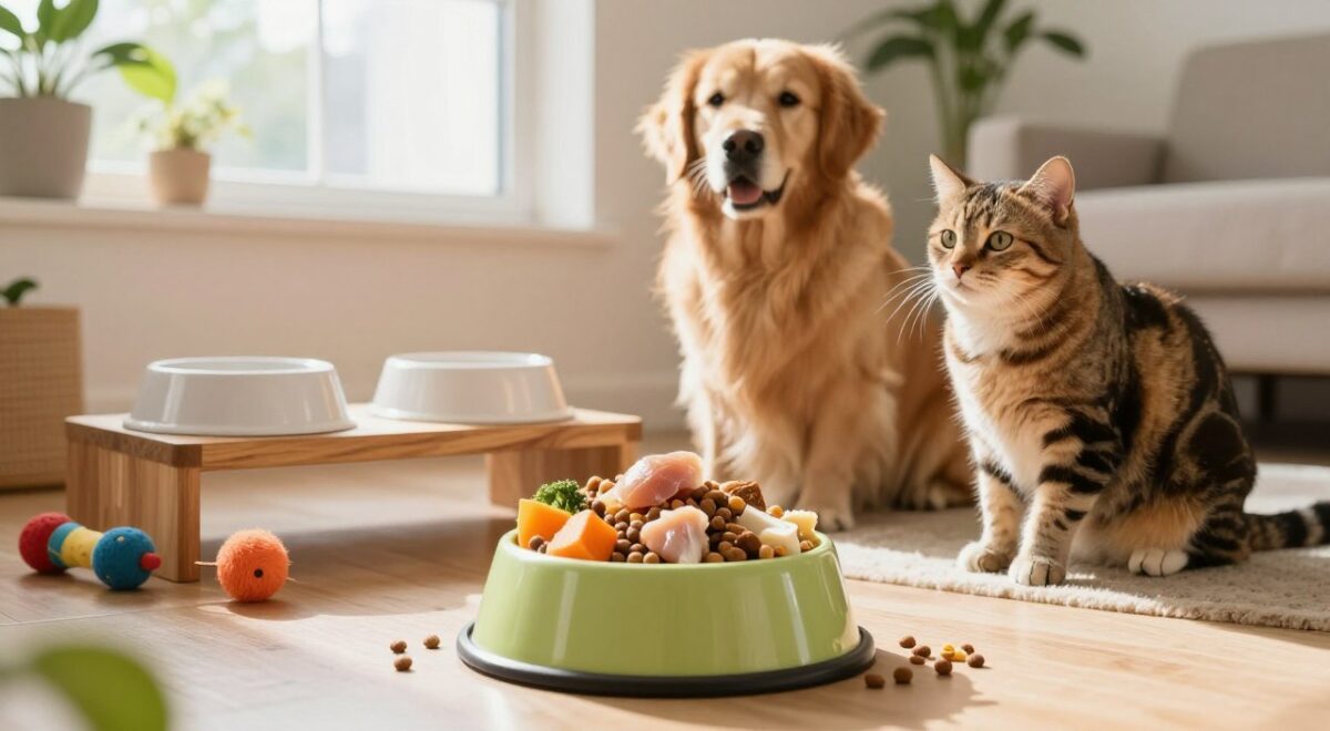 alimentação saudável para cães e gatos