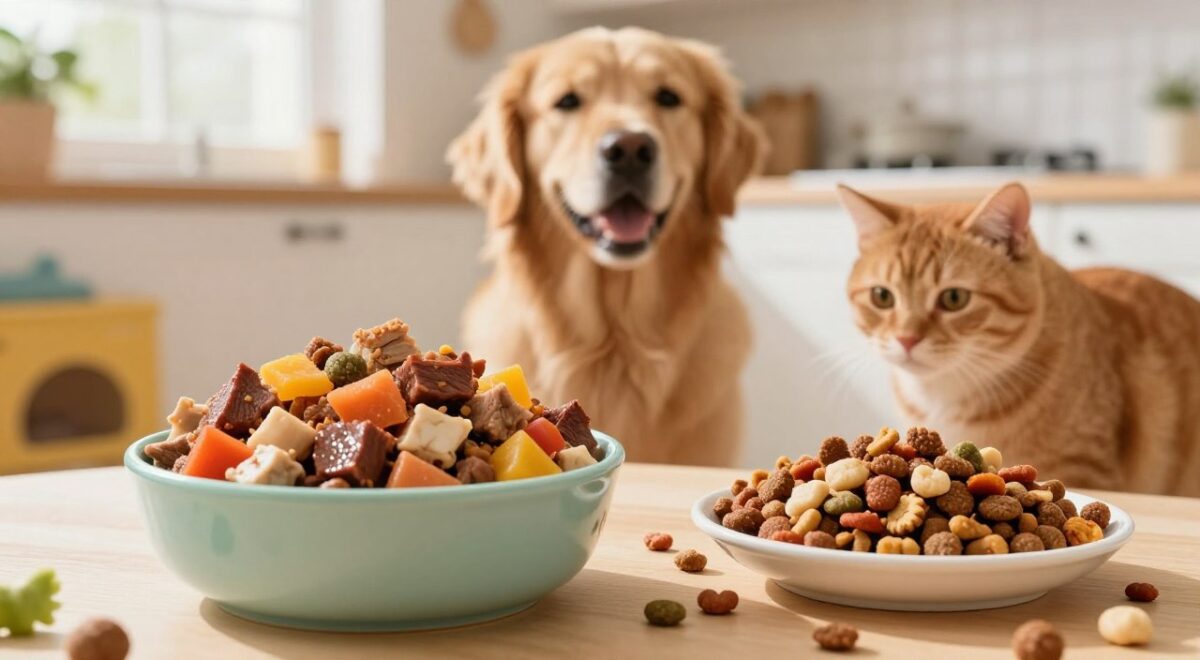 alimentação úmida ou seca para pets