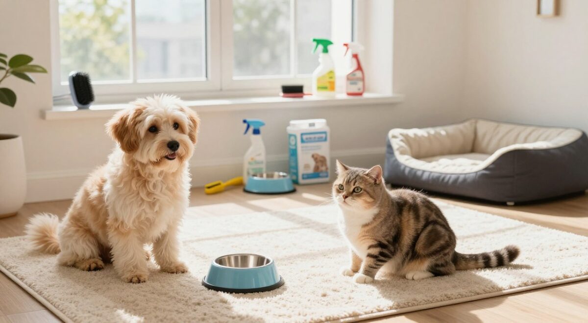 higiene do ambiente dos pets