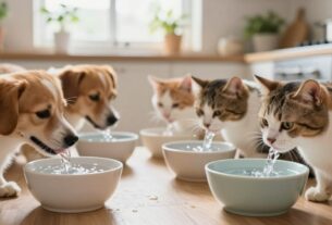 quantidade de água para pets